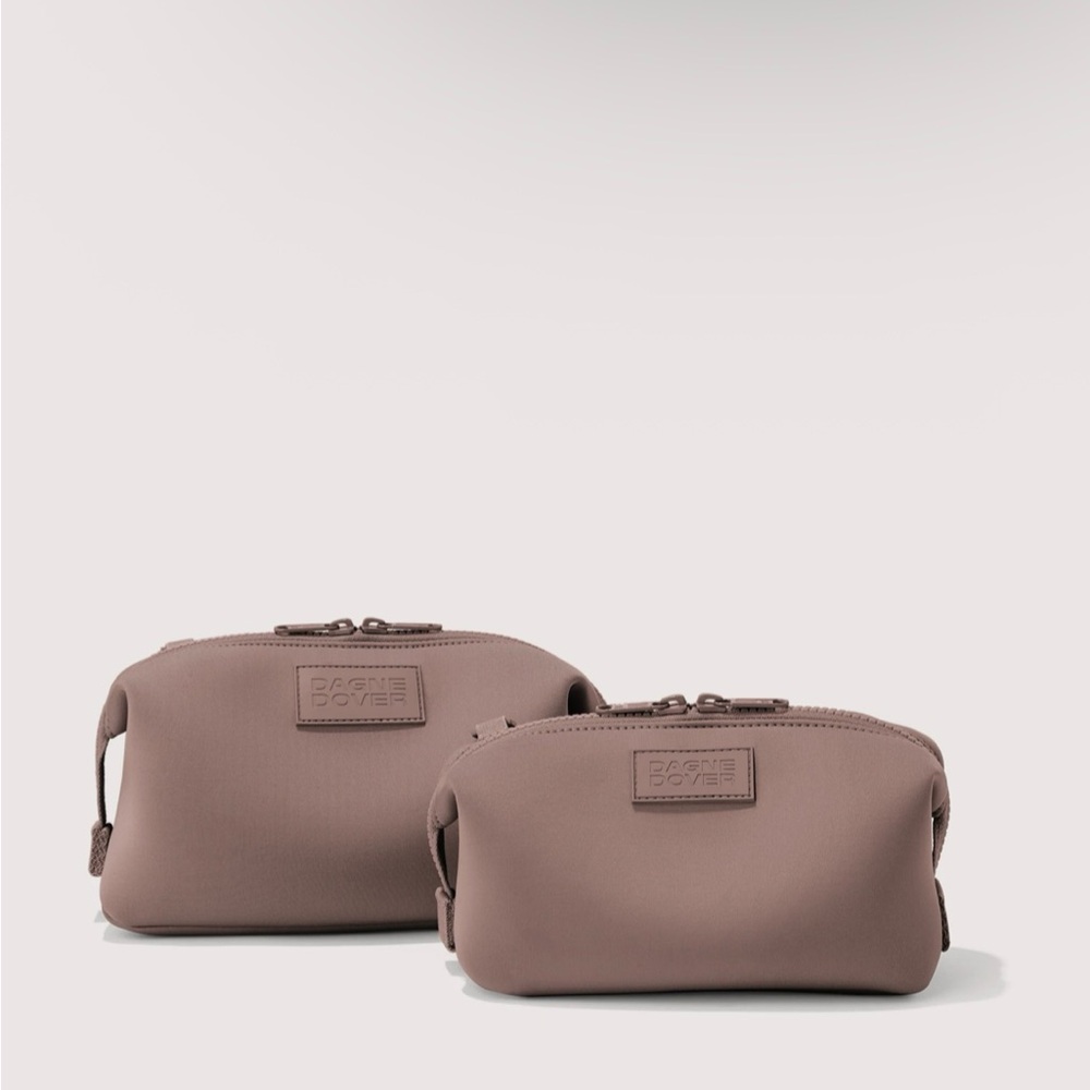 Dagne Dover Hunter Toiletry Bag in Dune (quantity of 1) - Large size
